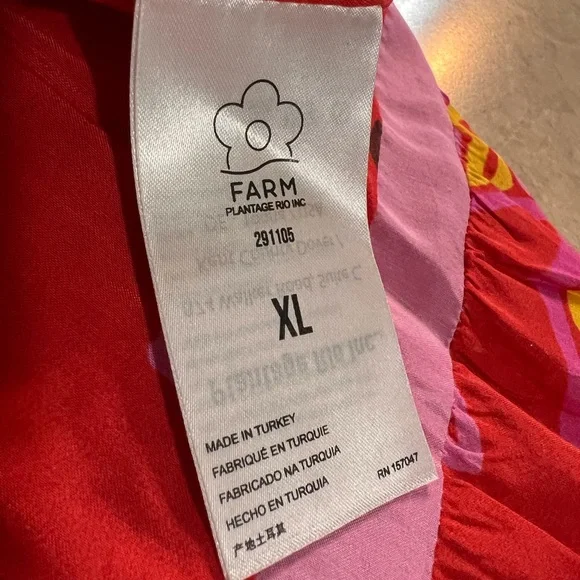 FARM Rio Tiki Bananas Maxi Tiered Dress for Anthropologie - Picture 8 of 9